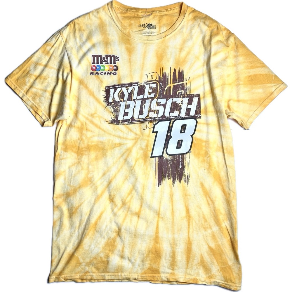 Kyle Busch NASCAR Racing Tie-Dye T-Shirt